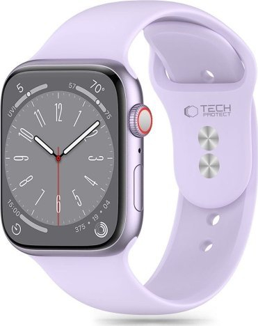 Rrip silikoni Tech-Protect për Apple Watch 1‑9 edhe SE, 38/40/41mm, lejla