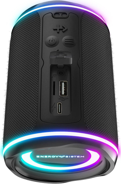 Boks portativ Energy Sistem, Bluetooth, me drita LED, i zi