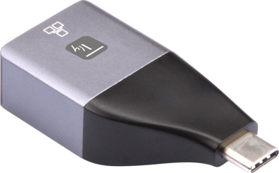Adapter USB C në Gigabit Ethernet IADAP USBC ETGIGA, 1 Gbps, gri