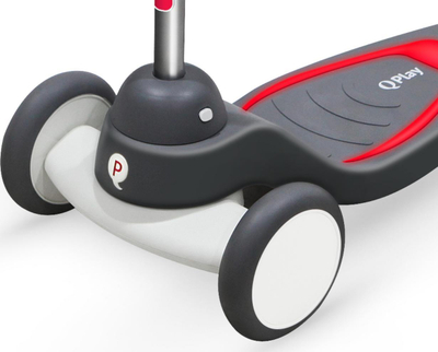 Trotinet balancues Qplay Mika, 3 rrota, LED, i kuq