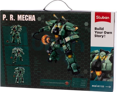 Set ndërtimi robotik Sluban BUILD MECHA ROBOT M38-B1153, 542 pjesë, për fëmijë