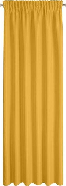 Perde dekorative MyBestHome RAISA, 140x270 cm, poliestër, mustard
