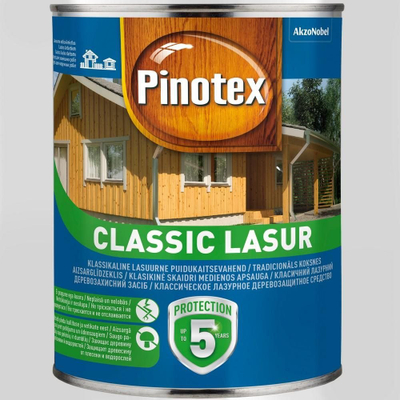 Llak druri Pinotex Classic Lasur, 1L, transparent