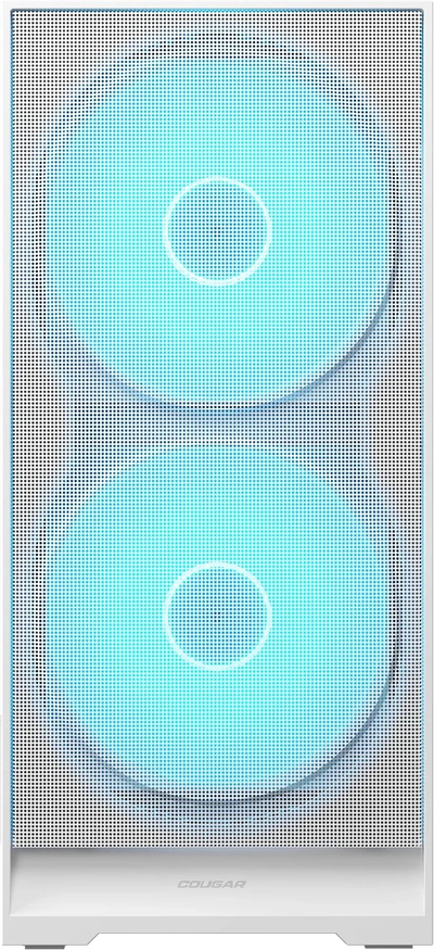 Kути за PC Cougar Airface 180, MIDI Tower, ARGB, бела