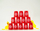 Loje tavoline Icom Polska Angry Chickens, me gota shenjester, pule plastike elastike, e kuqe