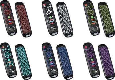 Tastierë wireless KS-5, 2.4GHz, air mouse, e zezë