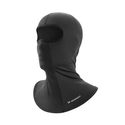 Maskë balaklava Wozinsky për biçikletë dhe motor, material ice silk, e zezë
