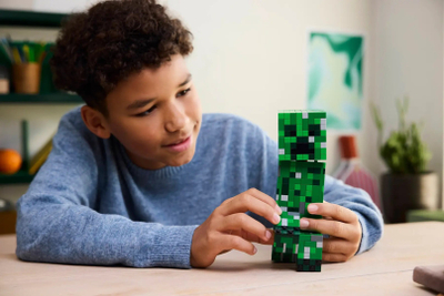 Set ndërtimi LEGO Minecraft Creeper 21276, për fëmijë, shumëngjyrësh