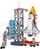 Set për ndërtim kozmik Space Station Rocket 3 in 1, 25 modele, 699 copa, shumëngjyrësh