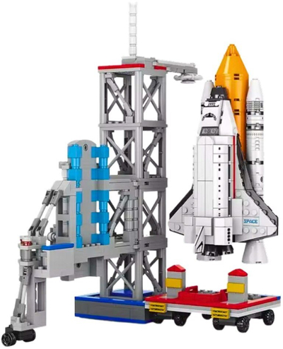 Set për ndërtim kozmik Space Station Rocket 3 in 1, 25 modele, 699 copa, shumëngjyrësh