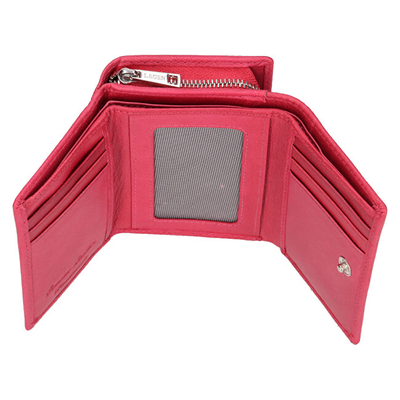 Kuletë për femra Lagen Women's leather wallet LG-2152, rozë