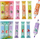 Set markera Highlighter Pink Blue Animal Motif, 2 maja, 3 copë, rozë dhe blu