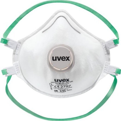 Maskë mbrojtëse respiratore Uvex Silv Air Classic 2310, FFP3, set 3 copë, e bardhë