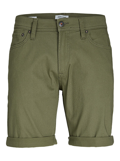 Pantallona të shkurtë Jack&Jones JPSTRICK Regular Fit, të gjelbër