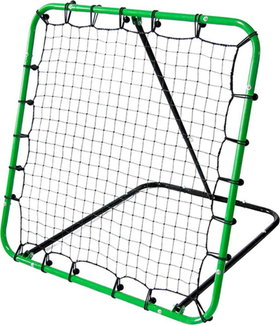 Portë rikthyese futbolli ENERO Training Frame Rebounder, 120x120 cm, çelik, e zezë