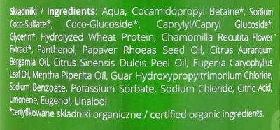 Shampo flokësh BIOnly Organic Nourishing, me vaj farash lulëkuqeje, 300 ml