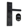 Bravë inteligjente Loqed Touch Smart Lock, kontroll me prekje, Black Edition, e zezë