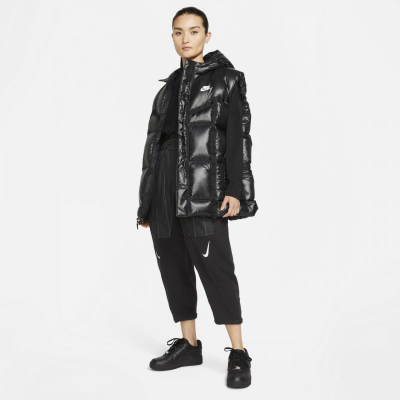 Спортска блуза Nike Sportswear Dri Fit ADV, со долги ракави, за жени, црна