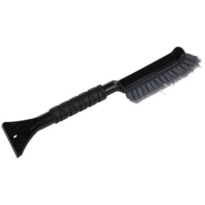 Gërvishtëse akulli me furçë Dunlop, 40cm, dorezë EVA, e zezë