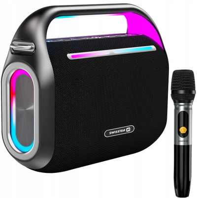 Bluetooth звучник Swissten Harmony, 120W, 15 часа, црн
