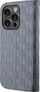 Mbështjellës libër Karl Lagerfeld KLBKP14XSAKLHPG për iPhone 14 Pro Max, Saffiano Monogram, argjend