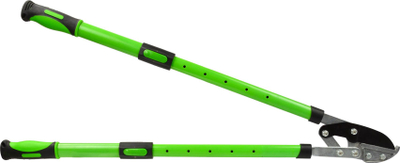 Ножици за кроење Geko Lopper, телескопска рачка 680–940 mm, HCS челик со тефлонска обвивка, сина боја