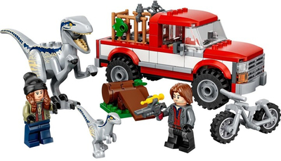 Set LEGO® Jurassic World™ 76946 Blue and Beta velociraptor capture