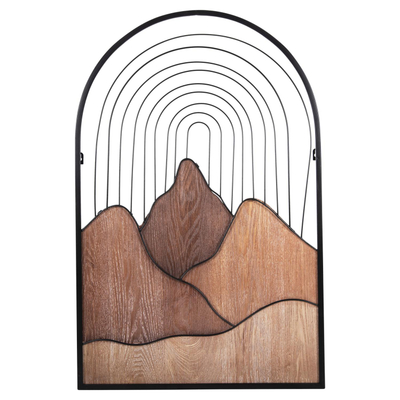 Dekor muri 60x3,5x93Hcm (HM4220), zezë