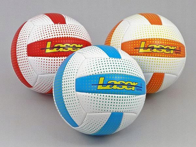 Top volejbolli Laser Volleyball Net 5107, madhësi standarde, material dy shtresor, shumëngjyrësh