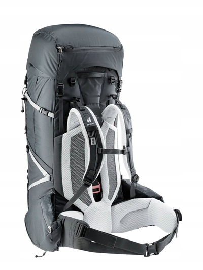 Çantë shpine Deuter Aircontact Pro 75+10 SL, 75L, për hiking, blu