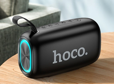 Пренослив звучник Hoco HC25 Radiant, Bluetooth 5.2, 2x10W, црн