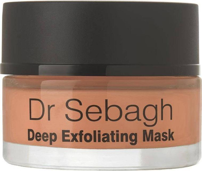 Maskë pastruese fytyre Dr. Sebagh Deep Exfoliating Mask, 50 ml, intensive, kavanoz i zi