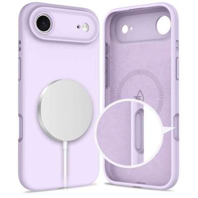 Mbrojtëse telefoni Tech-Protect Silicone MagSafe për iPhone 17 Air / 17 Pro, silikon, lejla