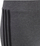 Leggins për fëmijë adidas 3 Stripes TIG Jr IC3626, pambuk me elastan, gri e zezë