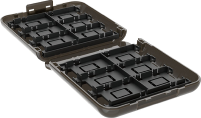 Kuti për Game Cards Hori 24, kapacitet 24 lojëra, për Nintendo Switch, e zezë