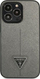Kapak telefoni Guess Saffiano Triangle Logo për iPhone 14 Pro 6.1", hardcase, argjend