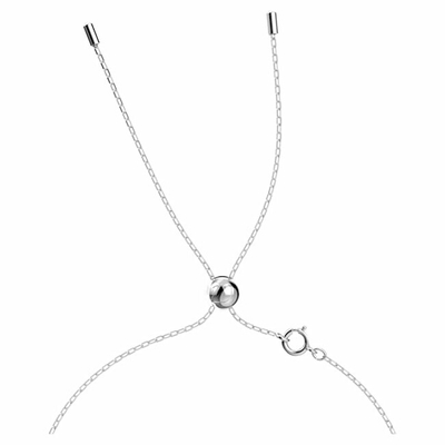 Qafore për femra Swarovski, Argjendtë/Kaltër/Transparent