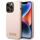Mbulesë telefoni Guess për iPhone 14 Pro 6.1", njëngjyrëshe, rozë e hapur