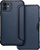 Këllëf telefoni OEM Razor për iPhone 11, tip libër, xhep për karta, blu