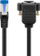 Kabllo rrjeti zgjatuese Goobay CAT6a, S/FTP, 2m, e zezë