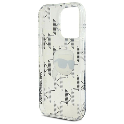 Futrollë telefoni Karl Lagerfeld KLHCP16LHKLPKHT për iPhone 16 Pro 6.3", transparente