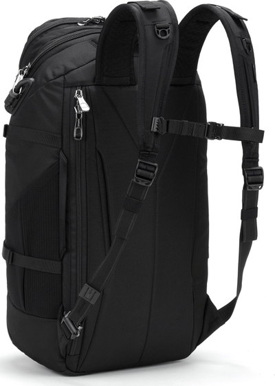 Ранец за патување Pacsafe Venturesafe Exp35, 35L, џеб за лаптоп 16\", црн