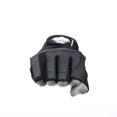 Doreza fitnesi DBX WG-163, termoaktive, me Velcro, të zeza