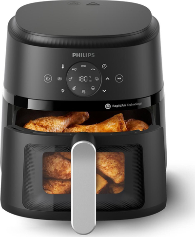 Fritezë ajri Philips Series 2000 NA221/00, 1500W, 4.2L, e zezë