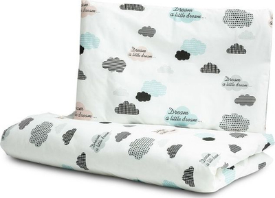 Set mbulesash krevati Sensillo Clouds, 2 pjesë, 100x135 cm, shumëngjyrësh