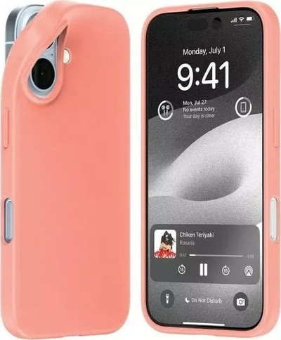 Kapak telefoni Mercury Soft për iPhone 16 6.1", TPU, mat, rozë