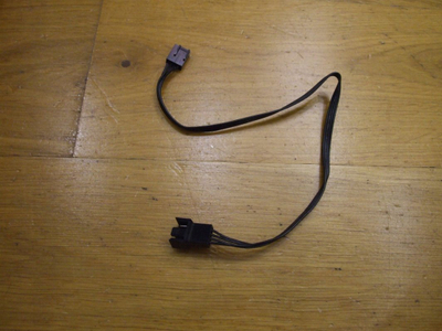 Kabllo zgjatëse për ventilator PC, 4-pin PWM, e zezë