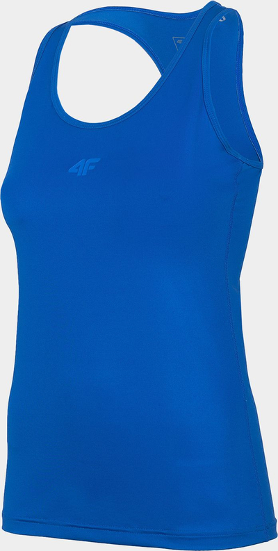 Top sportiv 4F Training, pa mëngë, thahet shpejt, blu