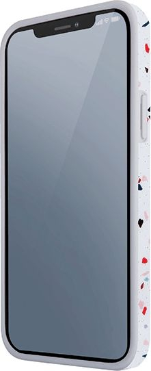 Mbulesë telefoni Uniq Coehl Terrazzo për iPhone 12 / 12 Pro, TPU, me pika, e bardhë