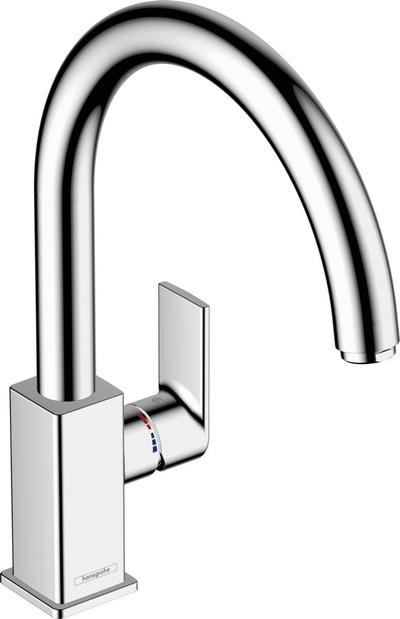 Rubinet kuzhine Hansgrohe Vernis Shape M35, ComfortZone 210, gryka rrotulluese, krom